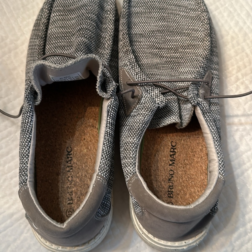 Bruno Marc Casual Slip Ons Cork Insoles Men’s 12 - Picture 7 of 8
